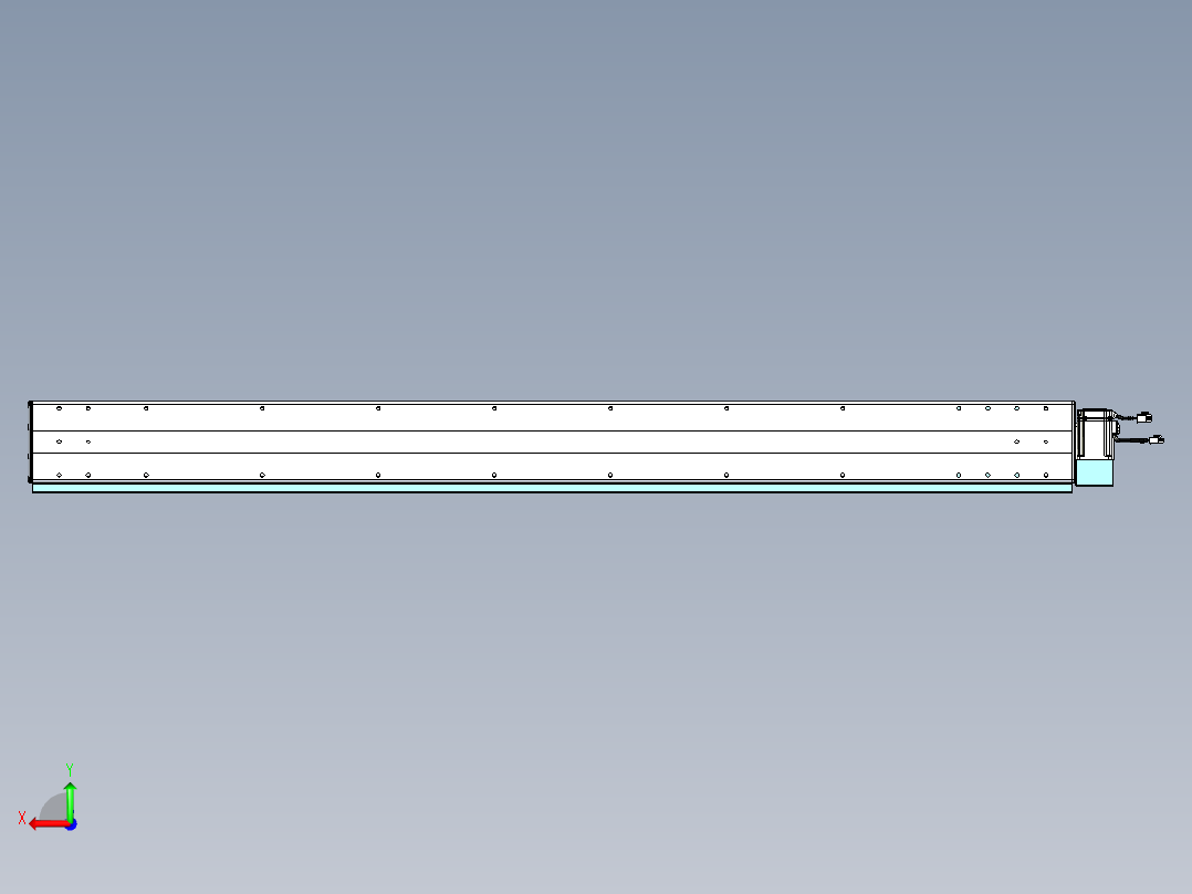 威洛博VBF同步带传动一般环境VBF14-L45-S1500-BLD-ZP40-C3后视图