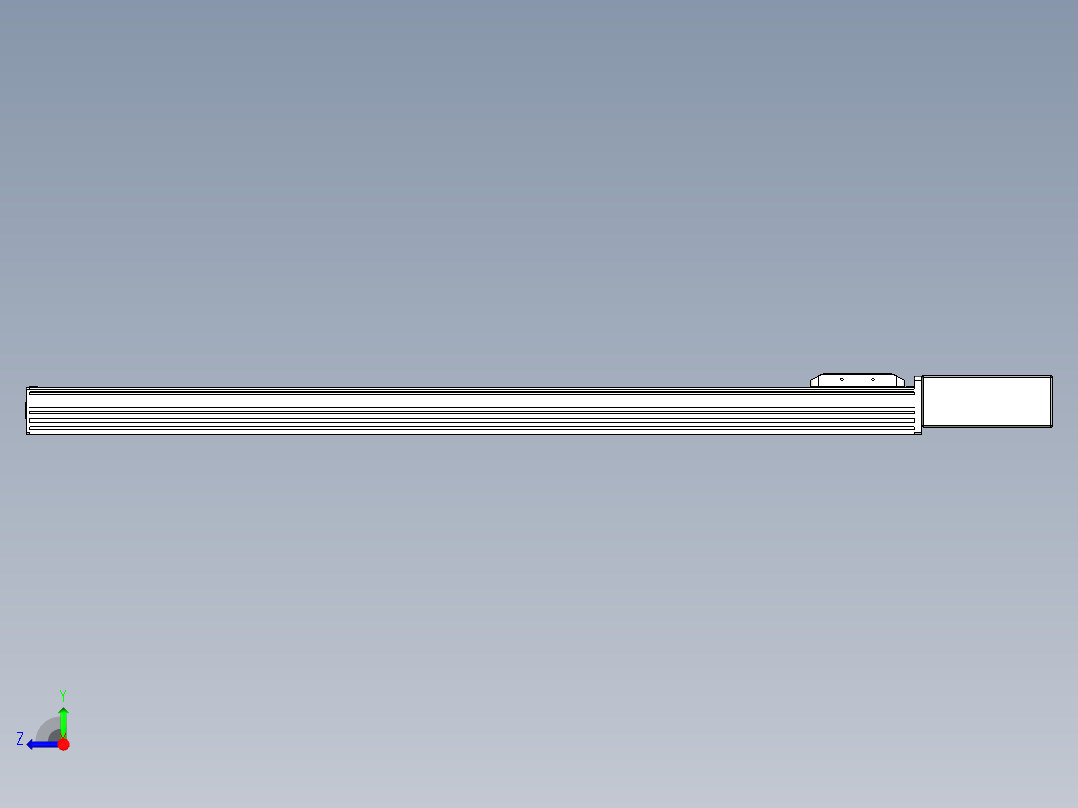 同步带全封闭直线模组TPA-HCB-85D-90-L950-ML-Y-P20-N3右视图