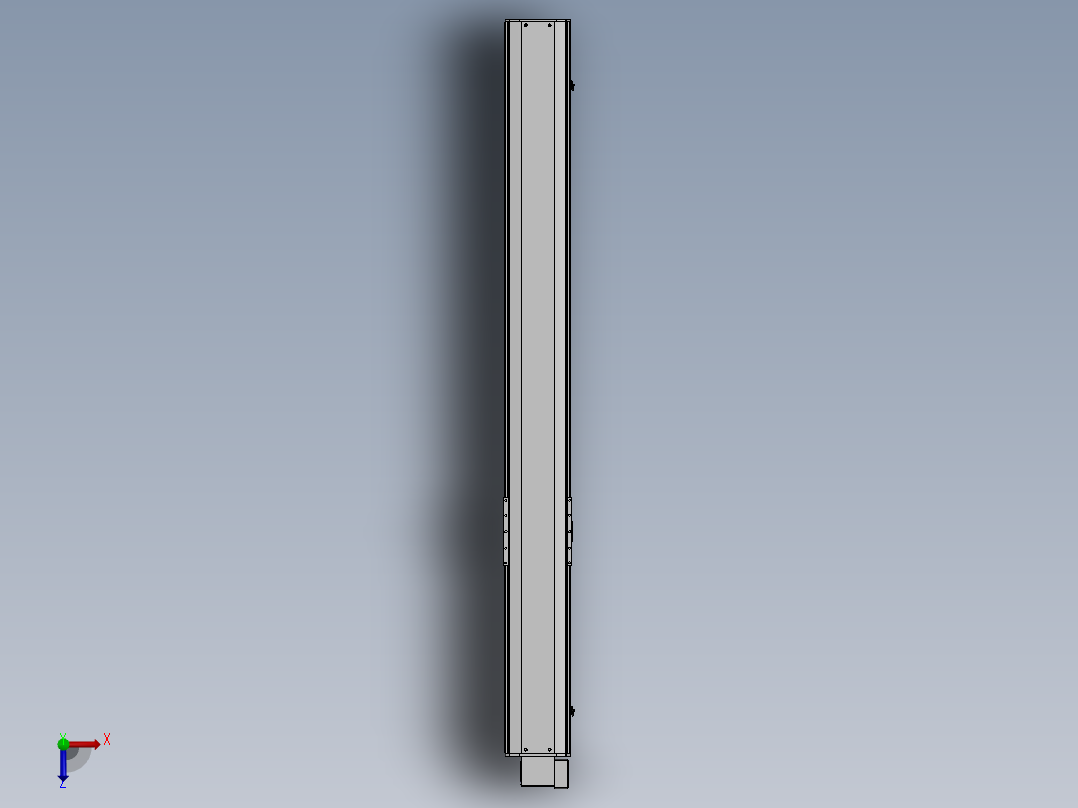 精密模组MT220-L150-2100-RD-M75-C4俯视图