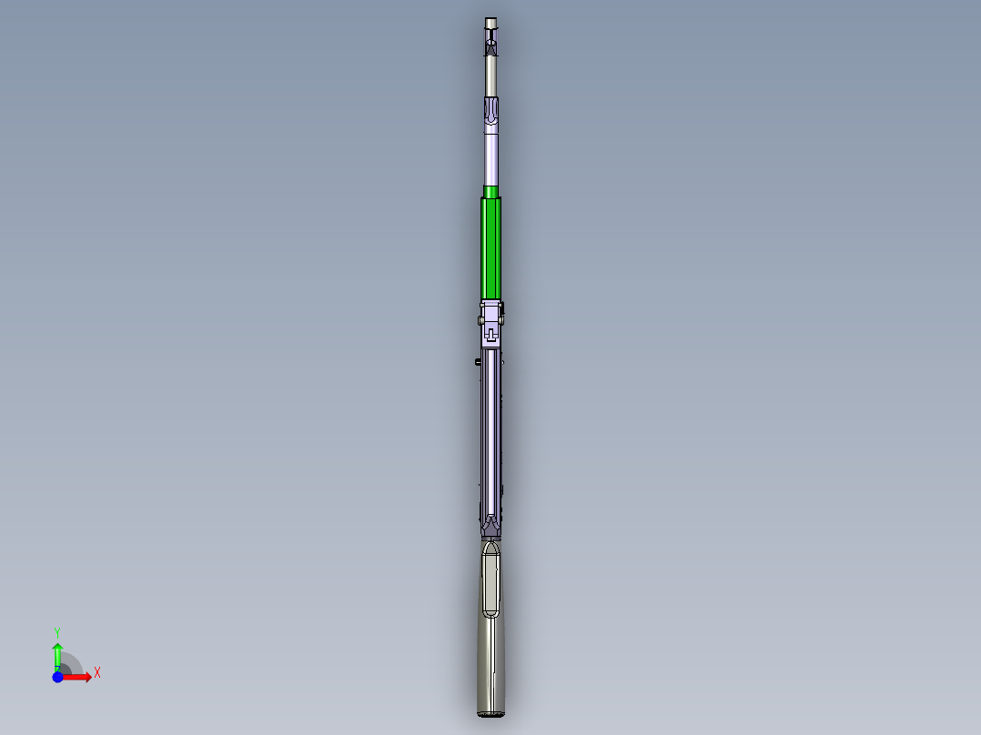 AK47自动步枪前视图