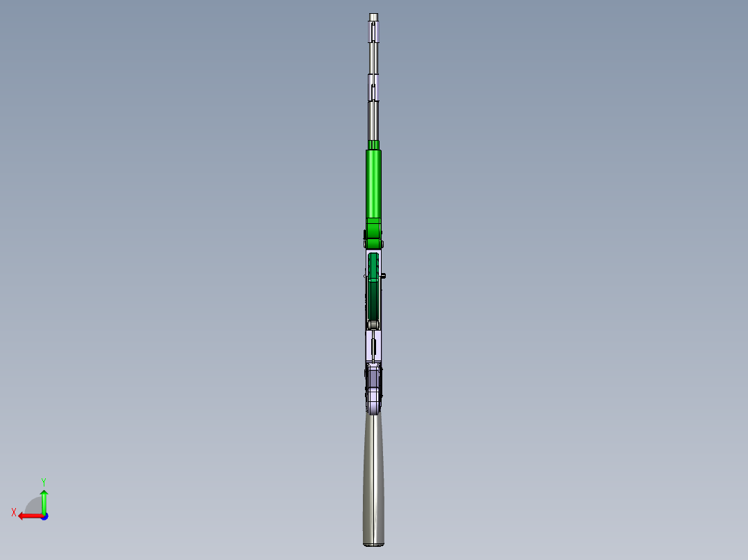 AK47自动步枪后视图