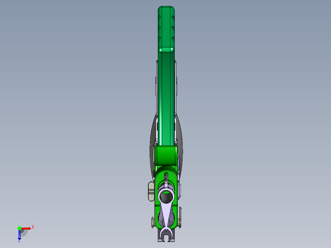 AK47自动步枪俯视图