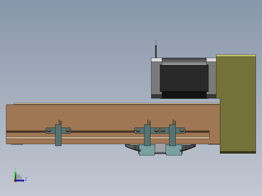 MTH丝杆半封闭模组MTH5M-BM-42左视图