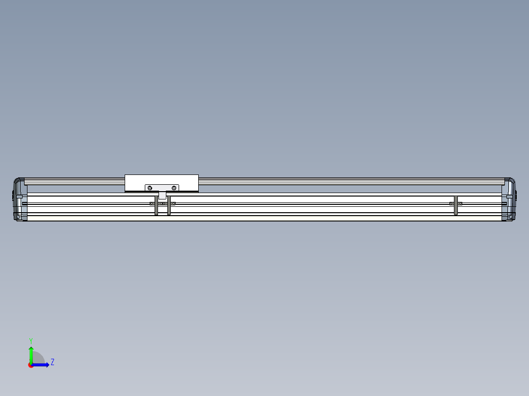 Toyo东佑达直线模组-ETH17-600-M-煞車-組合左视图