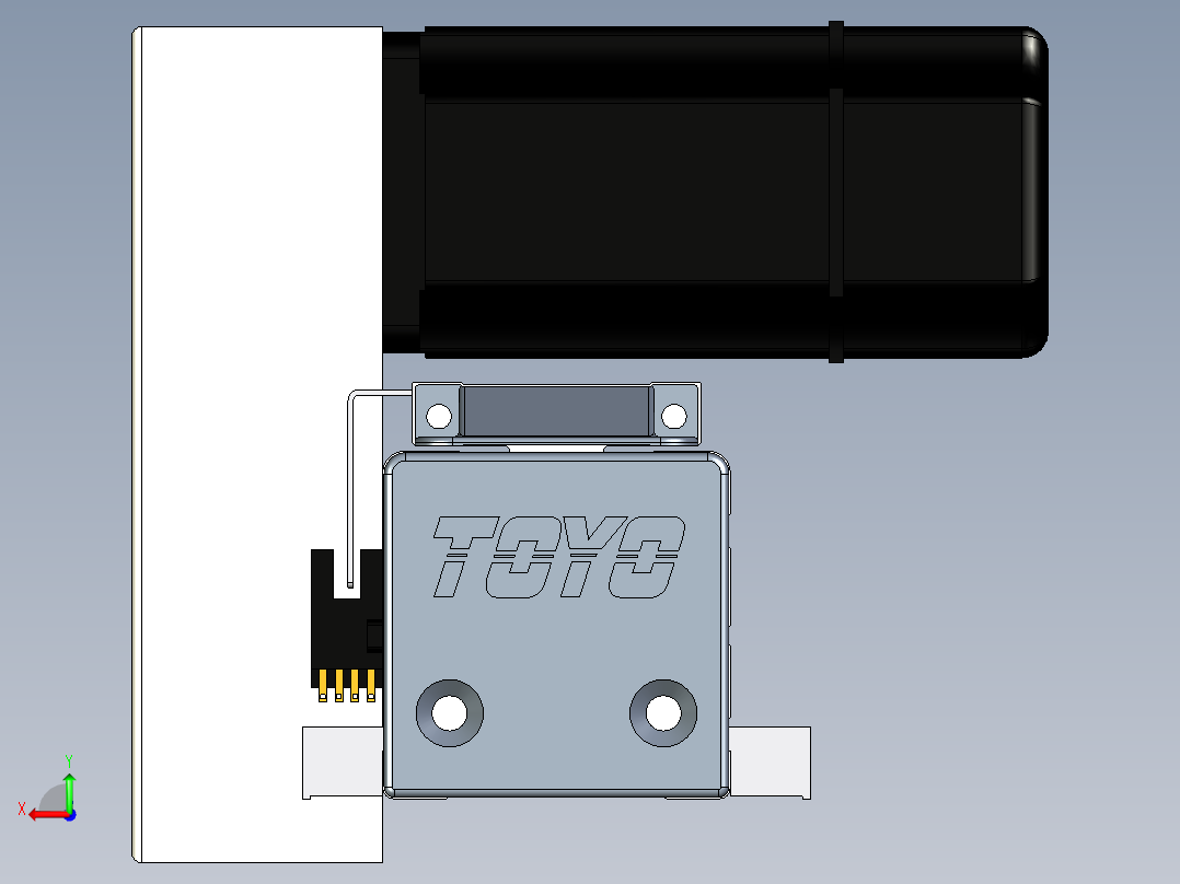 Toyo东佑达直线模组-M65-M-2500-RU-M40-C4后视图