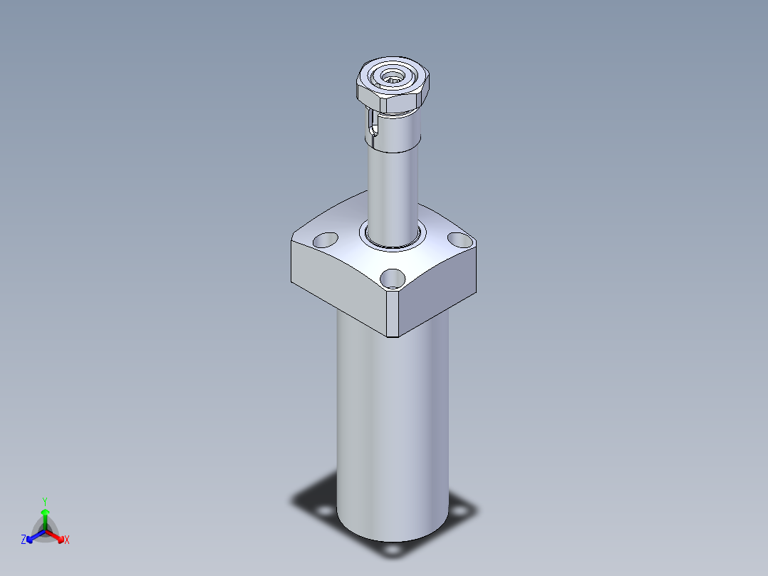 KOSMEKLHA0400-SR-Q30多系列多零件图纸模型正等轴测图