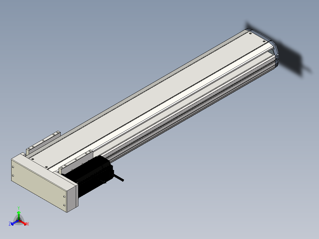 Toyo东佑达直线模组-ETH17-850-BL-M75B正等轴测图