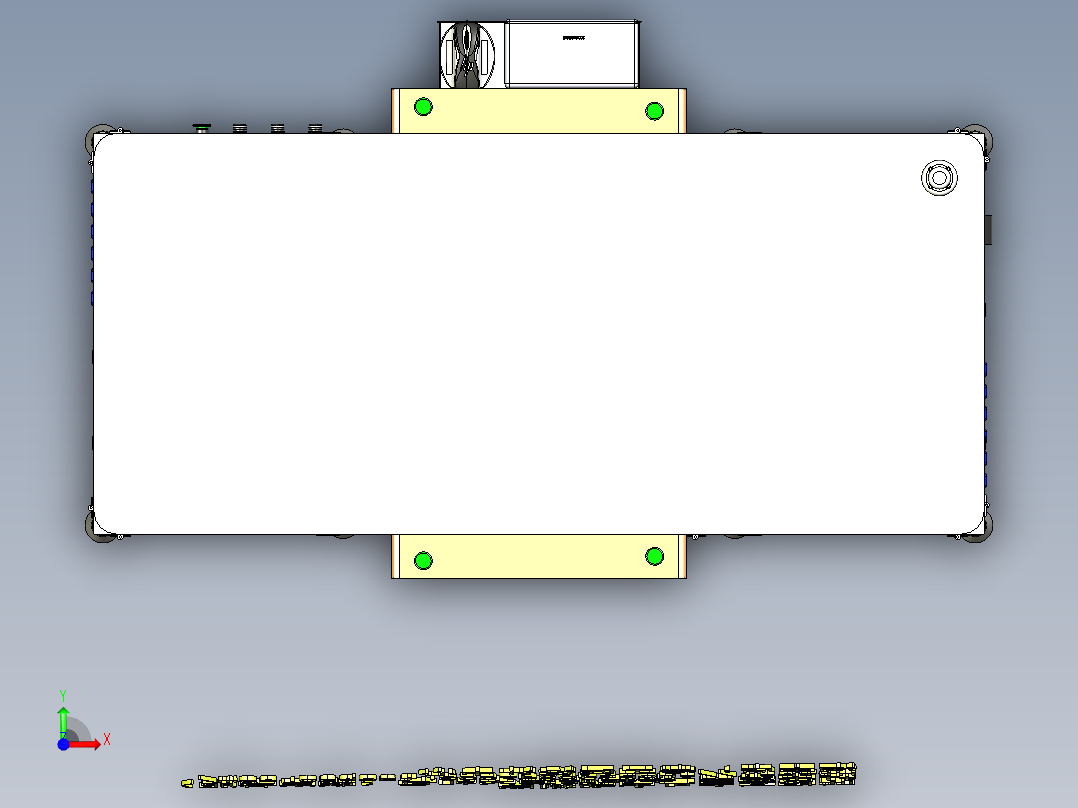A16_湿式自动数控打磨机精密金属外壳产品前视图