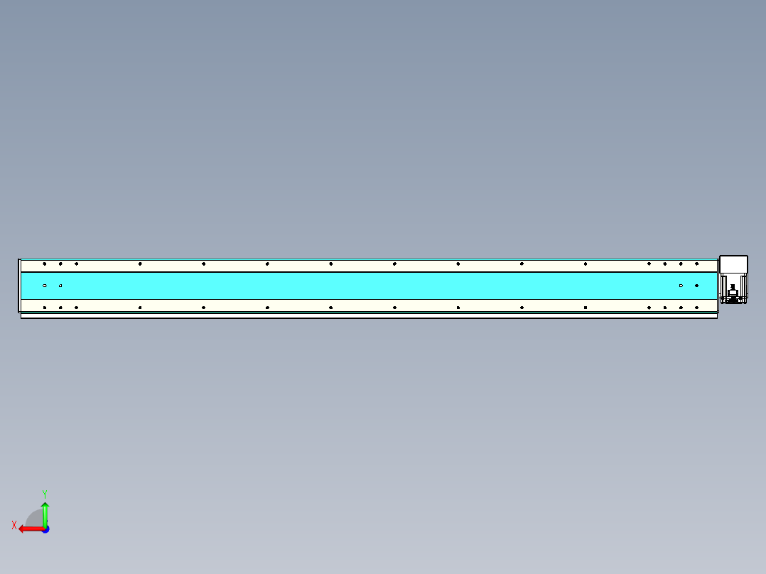 威洛博VBC同步带传动一无尘环境VBC17-L45-S1900-BRD-ZP75-C3后视图