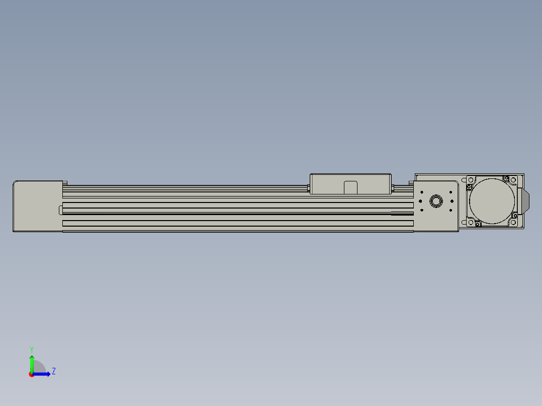 威洛博直线电机模组EB4-L40-S250-BL-57-MS3左视图