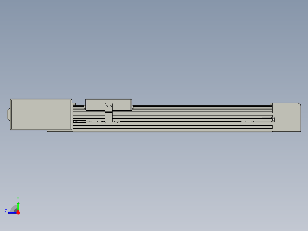 威洛博直线电机模组EB4-L40-S250-BL-57-MS3右视图