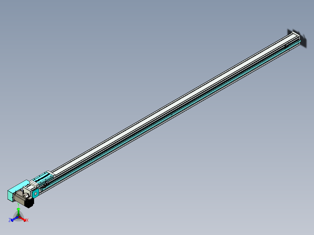 欧规系列-LB6A-L65-S2050-BR-ZP40-C3正等轴测图
