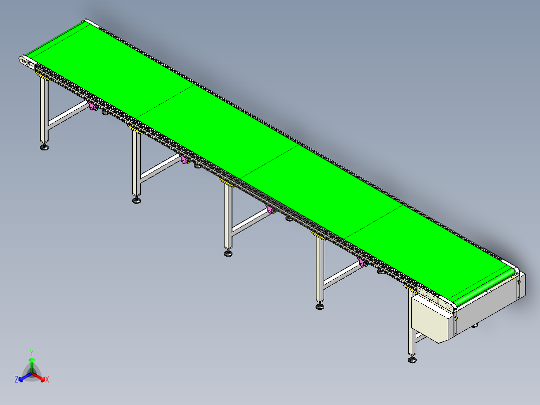 皮带输送机主视图