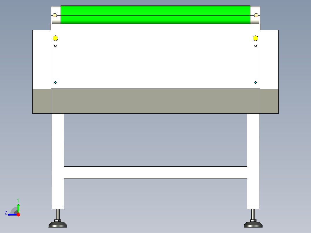 皮带输送机右视图