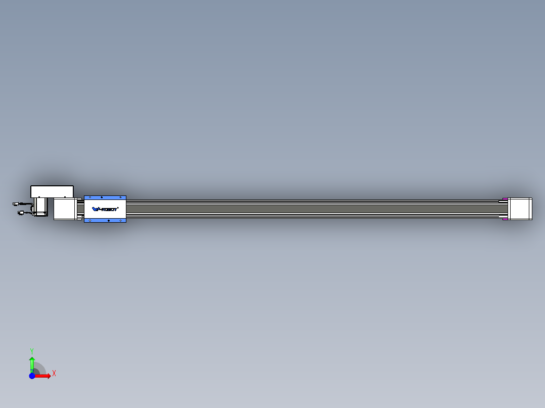 威洛博LB.GB同步带传动--欧规系列GB8-L96-S1600-BR-P40前视图