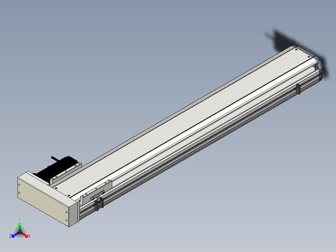 Toyo东佑达直线模组-ETH17-1050-BR-M75B正等轴测图