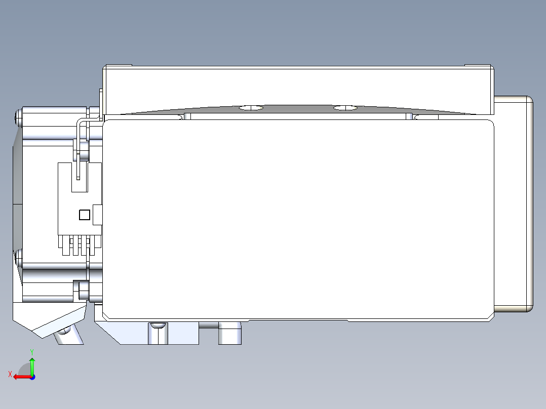 同步带全封闭直线模组TPA-HCB-120D-90-L400-ML-Y-P40-N3后视图