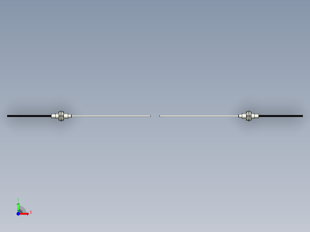 光纤元件对射型FT-D610-L前视图