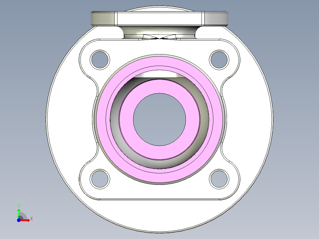 管道手动球阀-水管开关阀-手动阀门User Library-md52c150dn25-1_MD52C150DN25.BP前视图