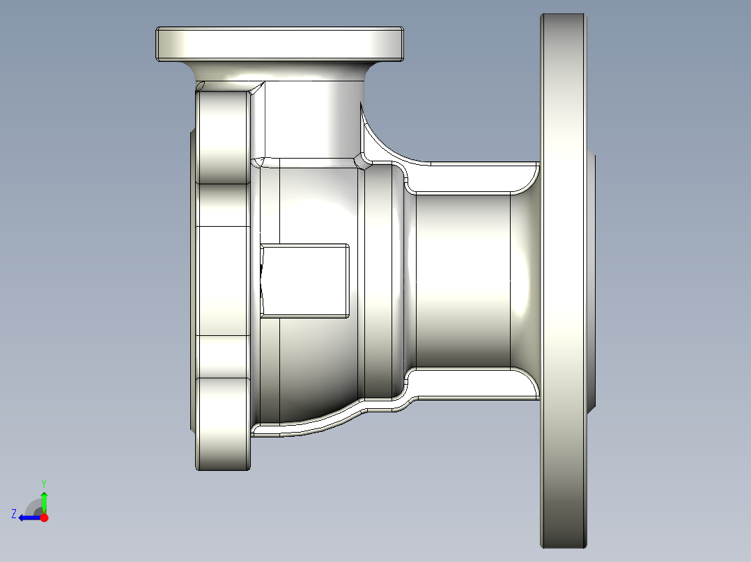 管道手动球阀-水管开关阀-手动阀门User Library-md52c150dn25-1_MD52C150DN25.BP右视图