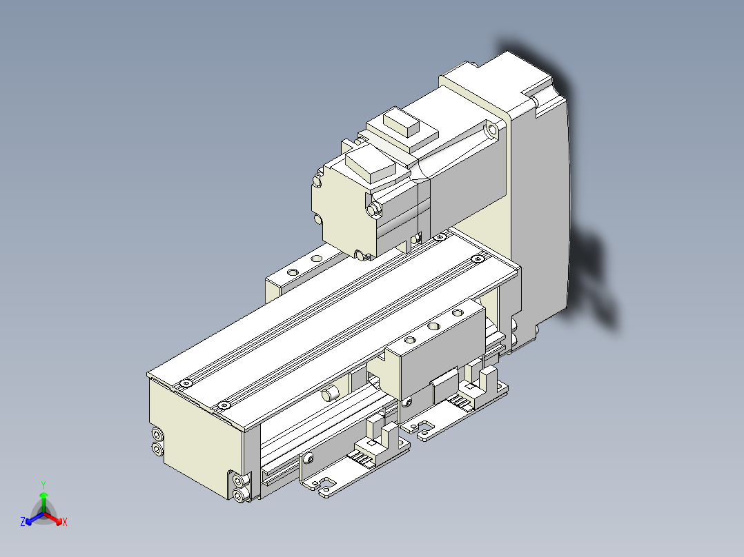 钢基模组-TPA-KNR-6005C-150A1-MU-H1S2正等轴测图
