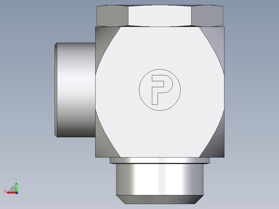 卡套式工业通用硬管接头EO_High_pressure_banjo_elbow_WH38SMOMDCF后视图