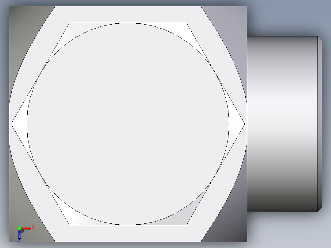 卡套式工业通用硬管接头EO_High_pressure_banjo_elbow_WH38SMOMDCF俯视图