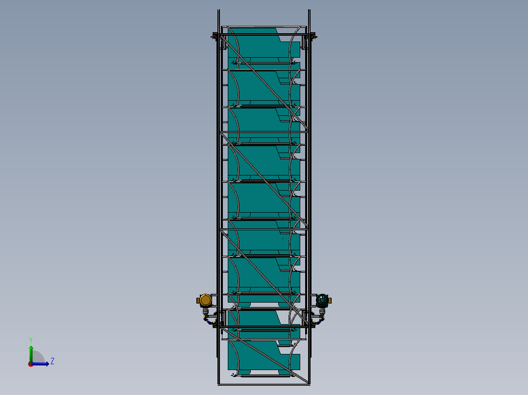 B01-车辆提升机、汽车电梯、立体车库左视图