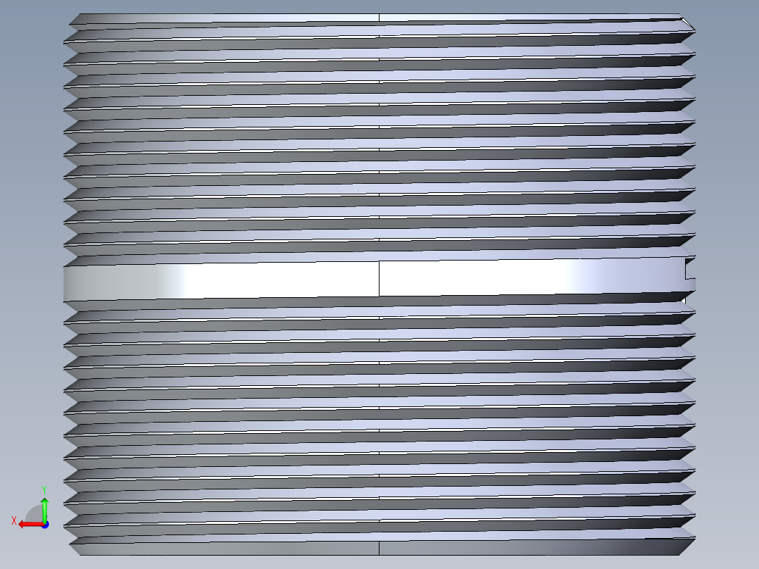 CPVC管件33-Sch80_Nipple_MPTxMPT_9861-340_3in x 3in后视图