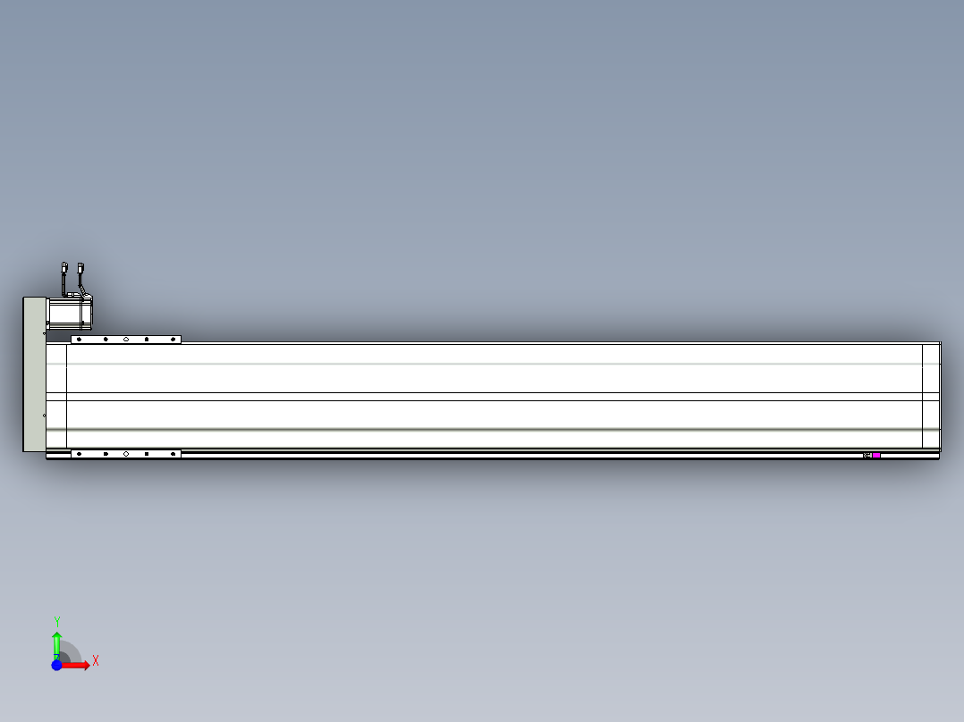 VF丝杆传动-一般环境VF27-Lxx-C-S1800-BR-ZP75-D3前视图