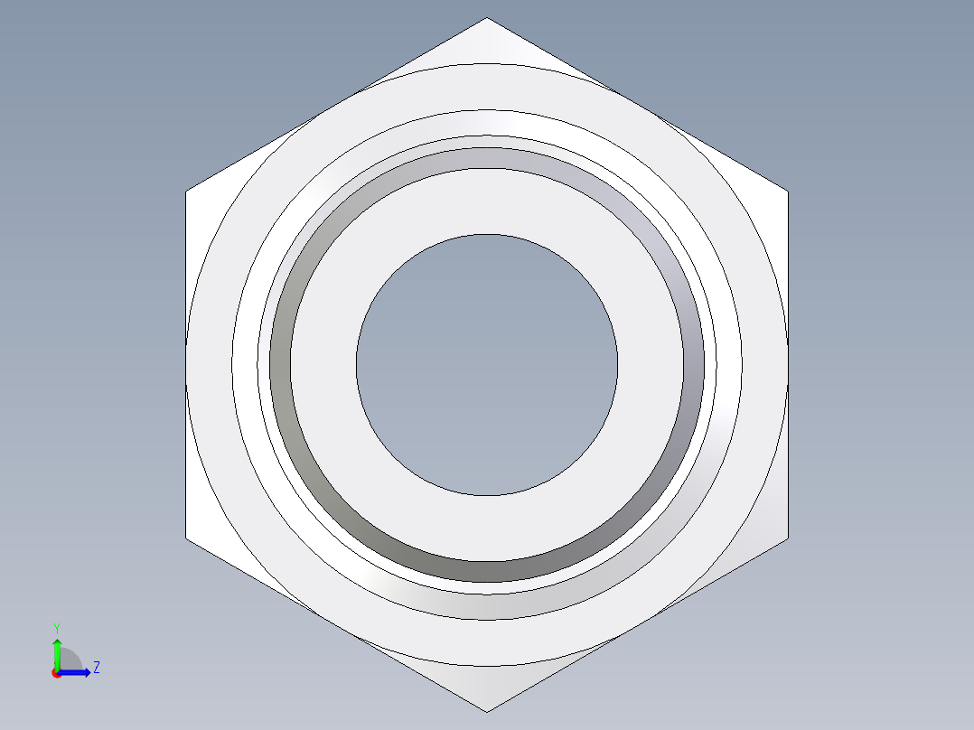 卡套式工业通用硬管接头EO_Male_Stud_connector_GE30SR171X左视图