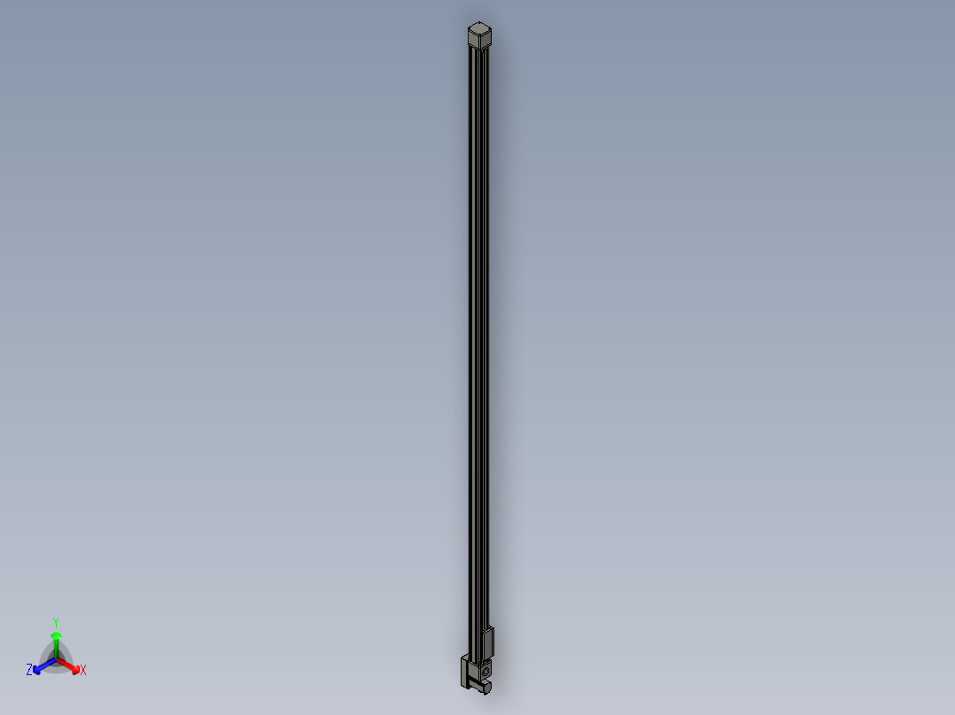 欧规系列-GB8-L96-S3800-BL-P40-MS3正等轴测图