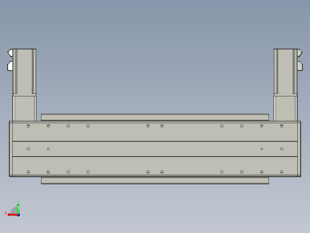 威洛博双电机滑台-VBF14S2-L100-S150-BLR-P40-C6后视图