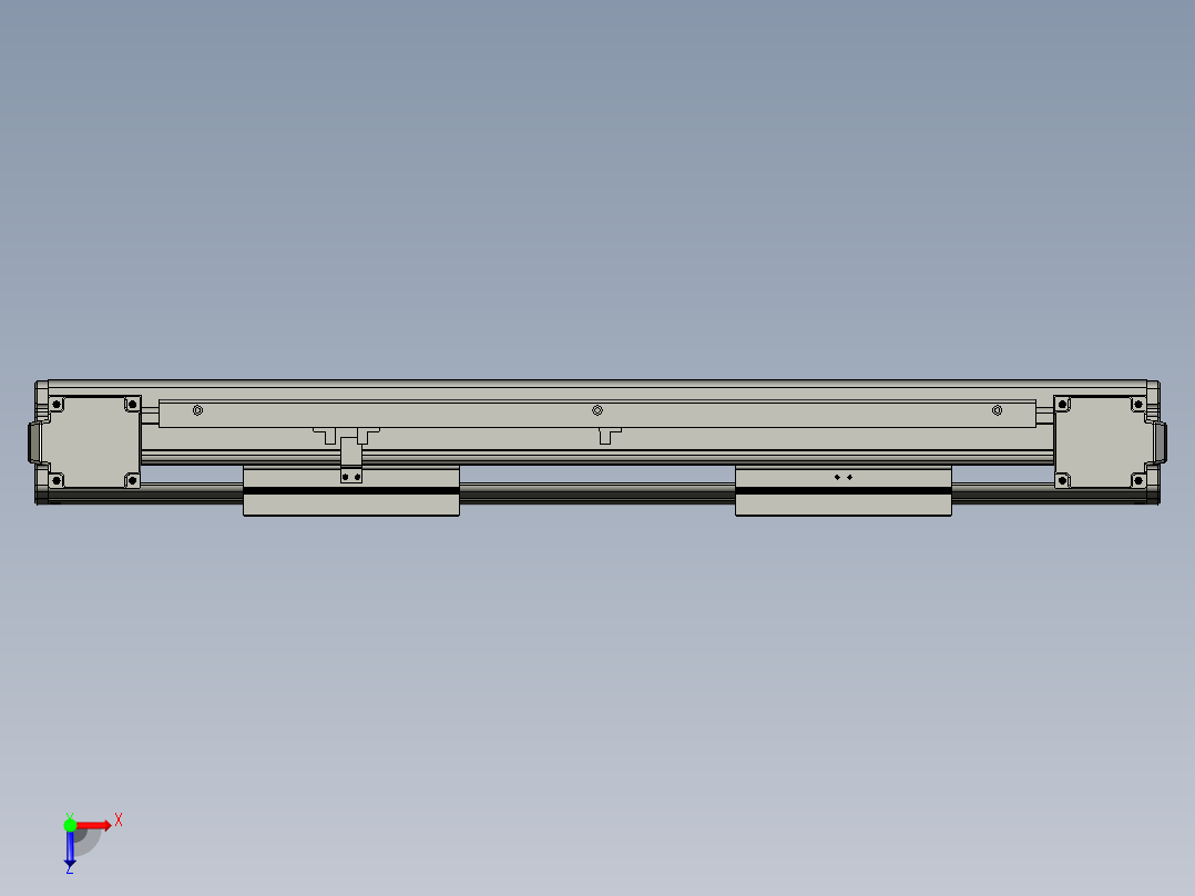 威洛博双电机滑台-VBF14S2-L100-S150-BLR-P40-C6俯视图
