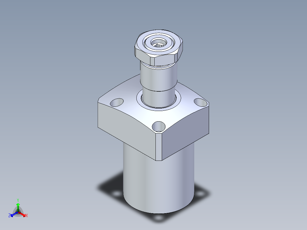 KOSMEKLHA0480-SR-Y30多系列多零件图纸模型主视图