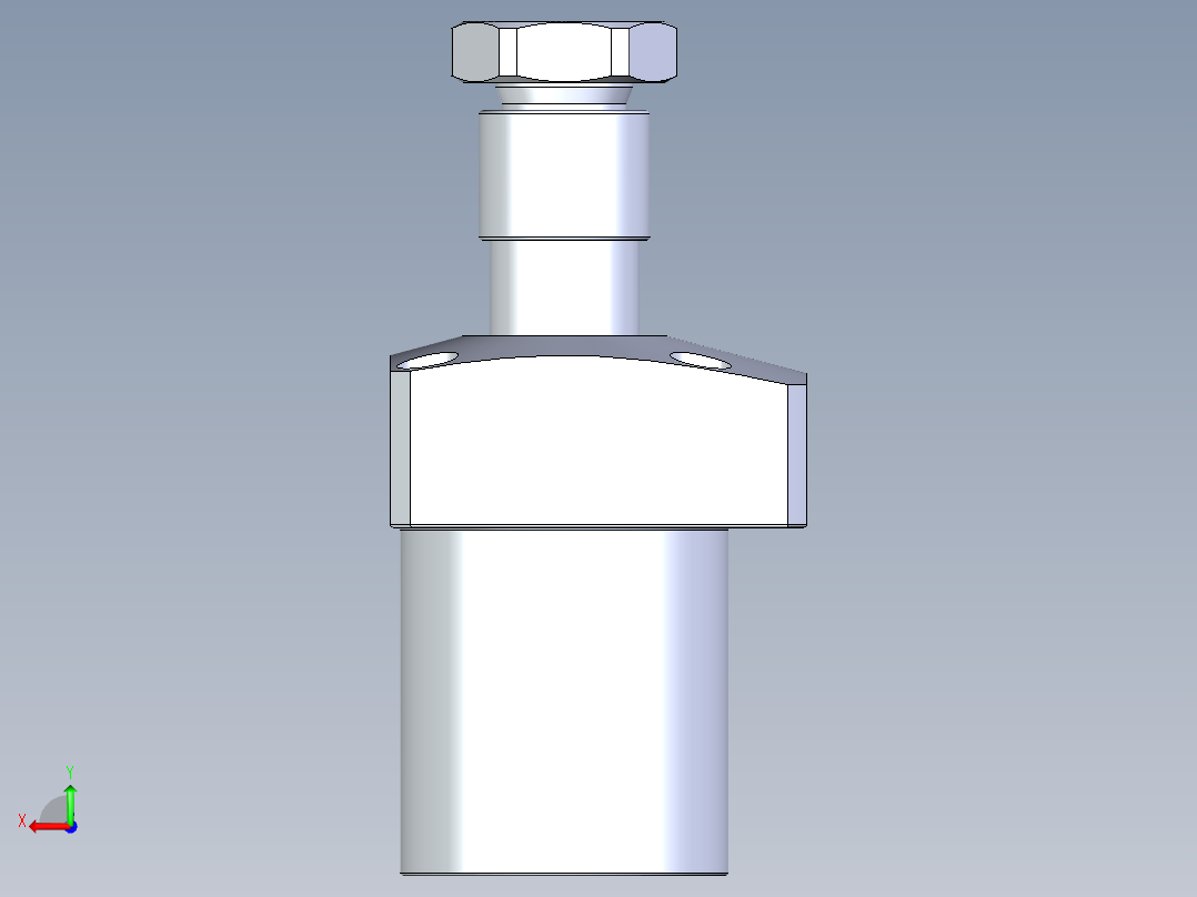 KOSMEKLHA0480-SR-Y30多系列多零件图纸模型后视图