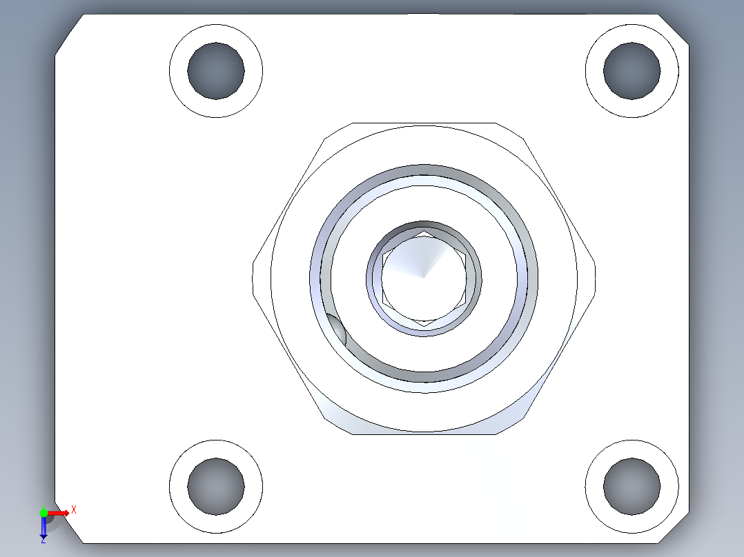 KOSMEKLHA0480-SR-Y30多系列多零件图纸模型俯视图