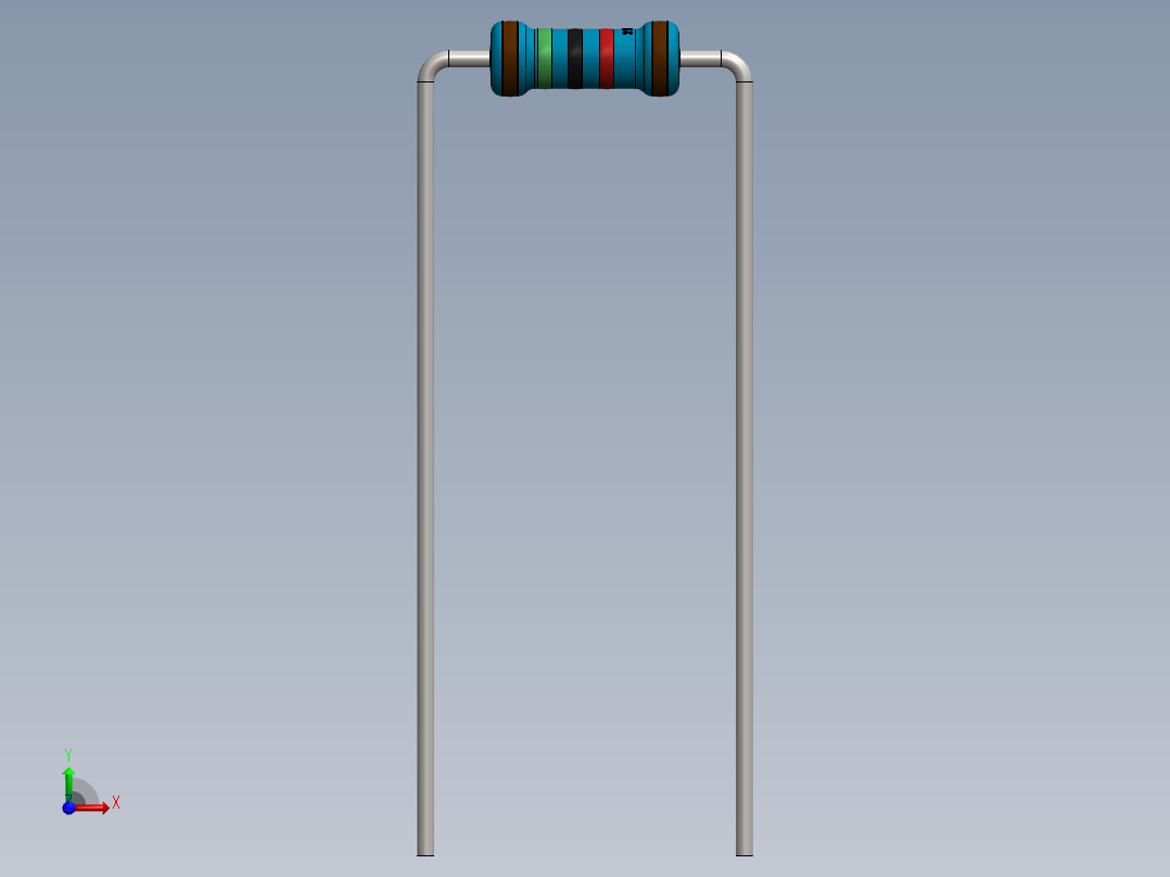 电容器 二极管 电阻器-Resistor 15K Ohm Blue前视图