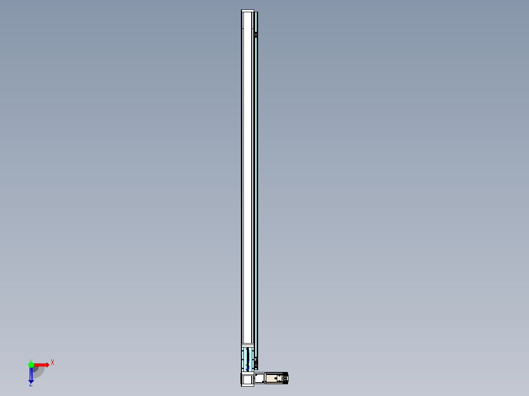 欧规系列-LB6A-L130-S1650-BL-ZP40-C3俯视图