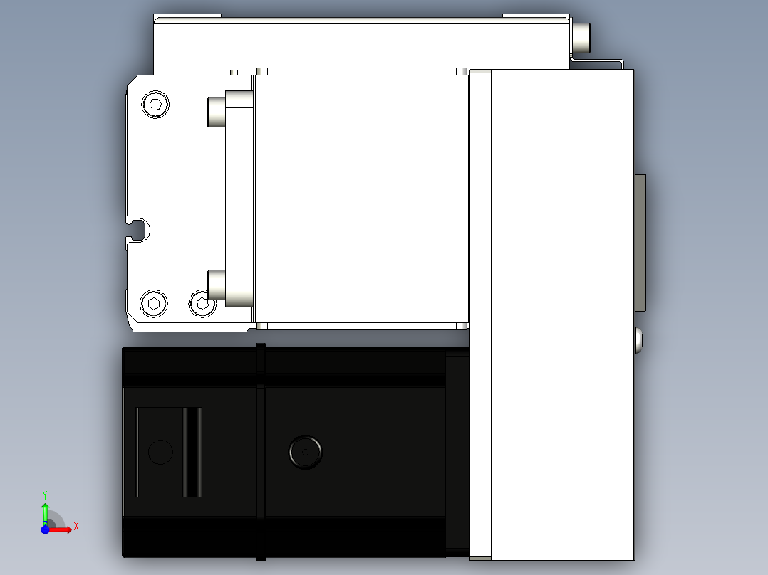 Toyo东佑达直线模组-ECB14-1750-RD前视图
