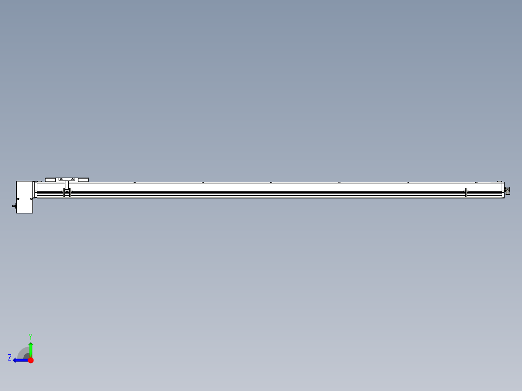 Toyo东佑达直线模组-ECB14-1750-RD右视图