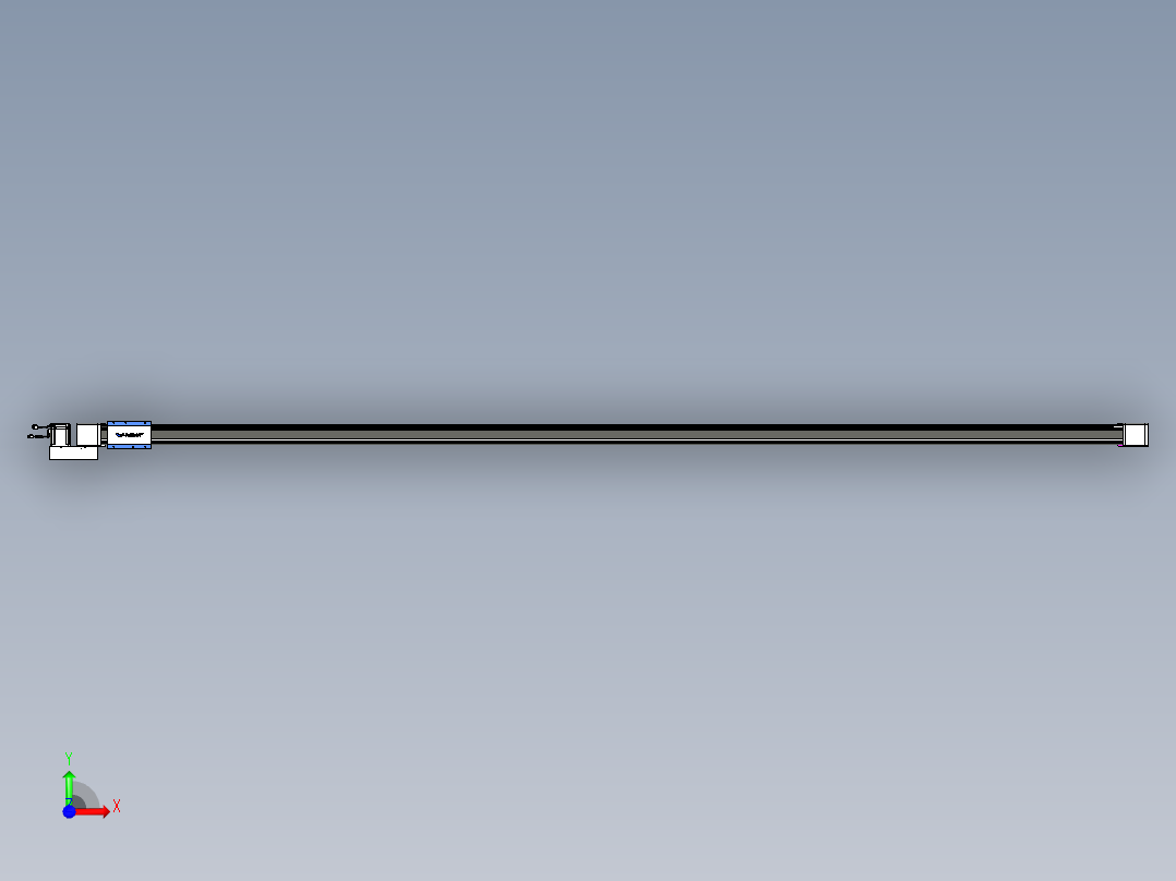 威洛博LB.GB同步带传动--欧规系列GB8-L96-S4000-BL-P75前视图