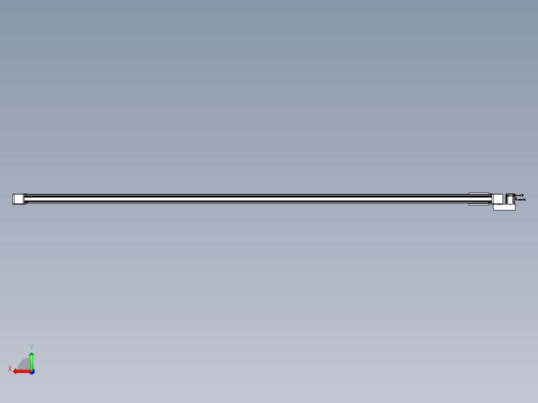 威洛博LB.GB同步带传动--欧规系列GB8-L96-S4000-BL-P75后视图