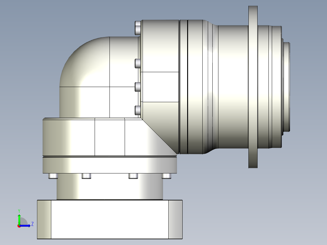 多摩川行星减速机TDR-110-L1-24HA24左视图