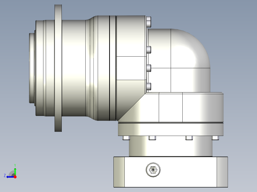 多摩川行星减速机TDR-110-L1-24HA24右视图