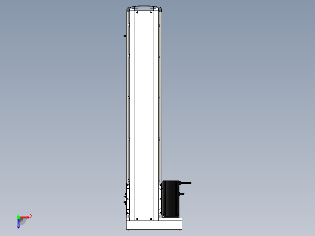 Toyo东佑达直线模组-ETH17-800-BL-M75B俯视图
