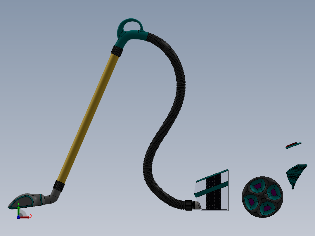 吸尘器(9)前视图