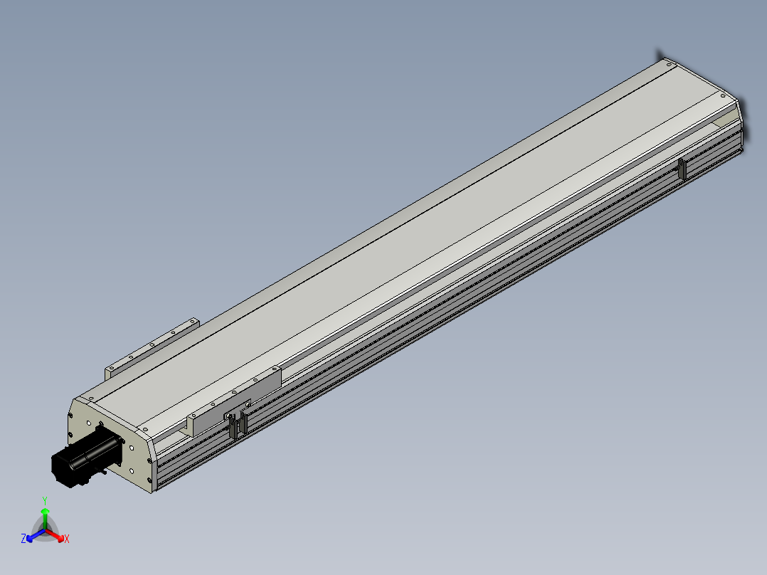 Toyo东佑达直线模组-ETH22-1150-BC-400W正等轴测图