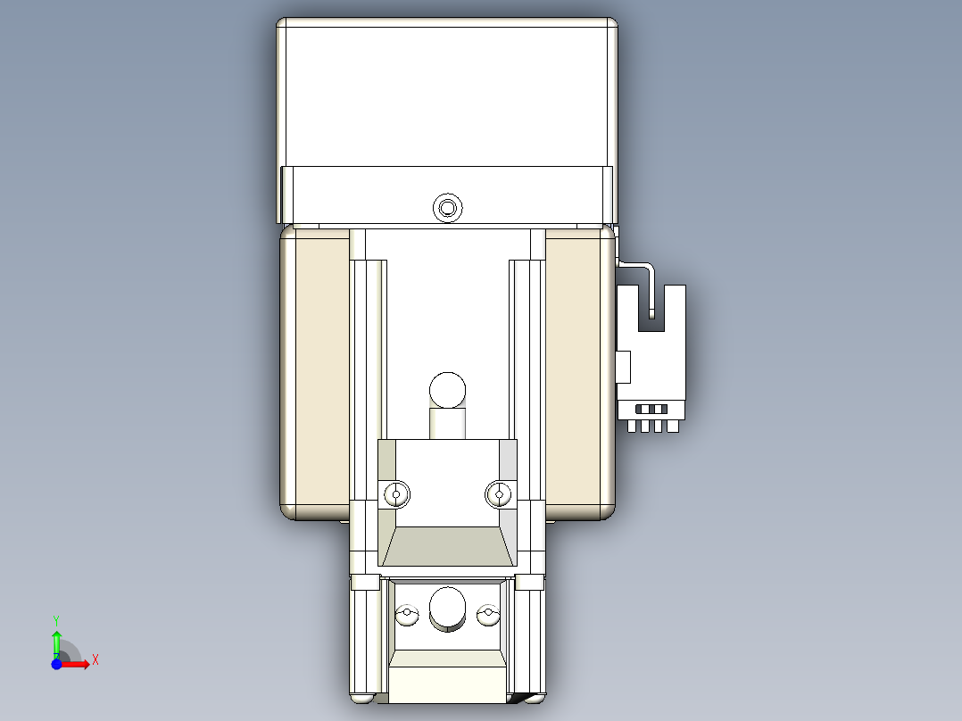 同步带全封闭直线模组TPA-HCB-65S-90-L1650-M-Y-P10-N3前视图