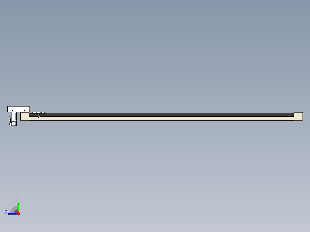 同步带全封闭直线模组TPA-HCB-65S-90-L1650-M-Y-P10-N3右视图